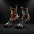 TITAN Crown Edition Tattoo Art Badminton Socks