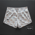 TITAN Women's Holographic Crown Athletic Shorts — Prism Queen SWAG Edition