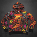 TITAN Women's Pele Volcano Fire Goddess Hoodie — Kilauea Edition
