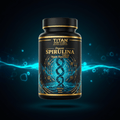 TITAN Organic Spirulina Tablets Vegan Superfood supplement bottle