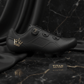TITAN Cycling Shoe Black Gold Crown Edition