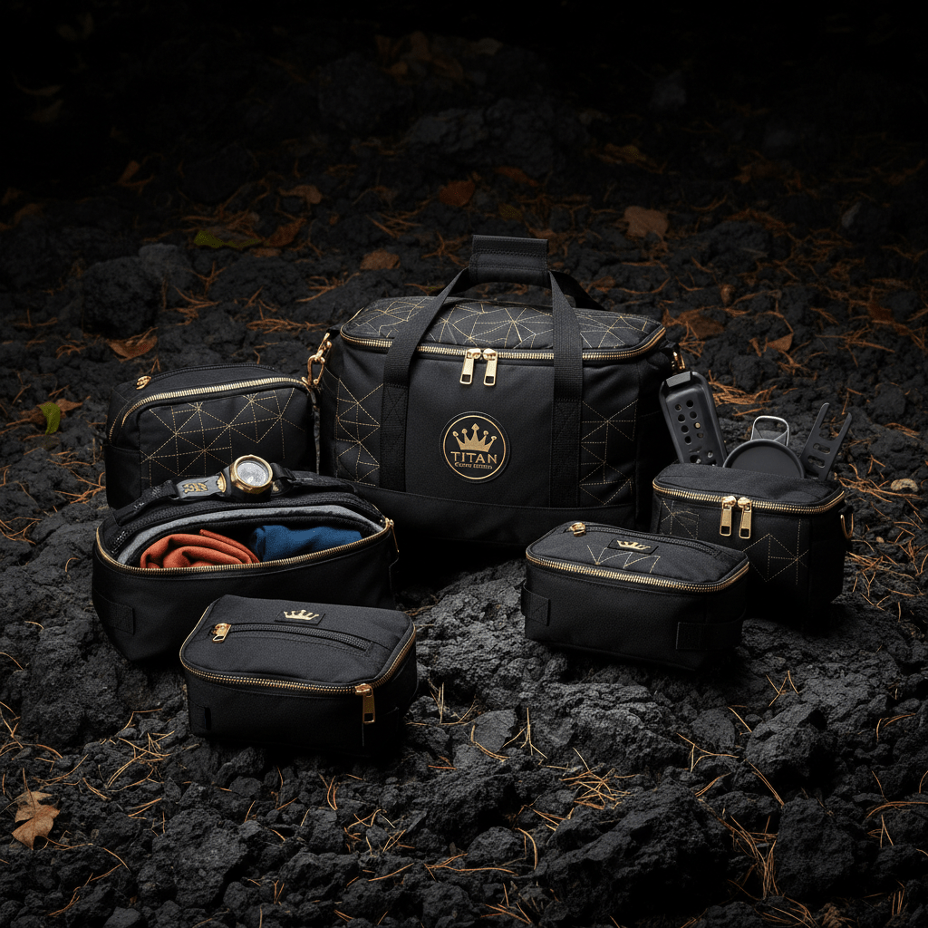 TITAN PackMaster Camp Organizer Packing Cube Set — Crown Edition