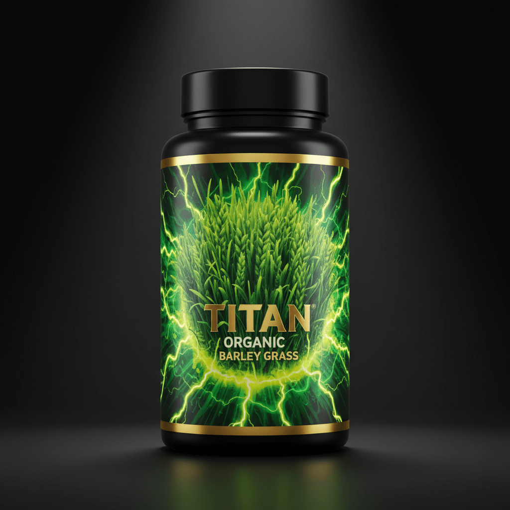 TITAN Organic Barley Grass - Alkaline Energy Booster
