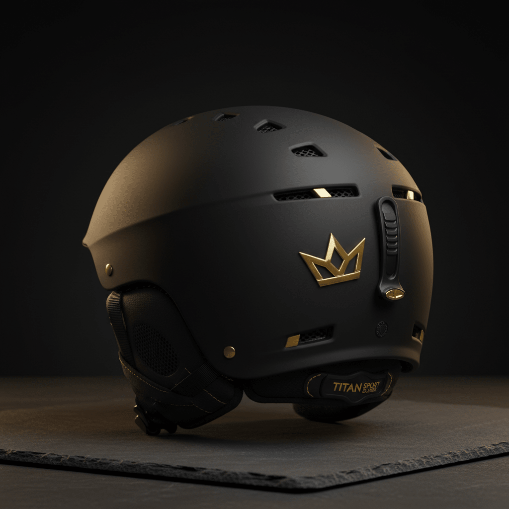 TITAN Crown Ski & Snowboard Helmet Vented Hard Shell