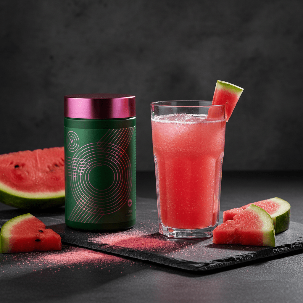 TITAN Electrolyte Hydration Powder – Watermelon, premium product photography