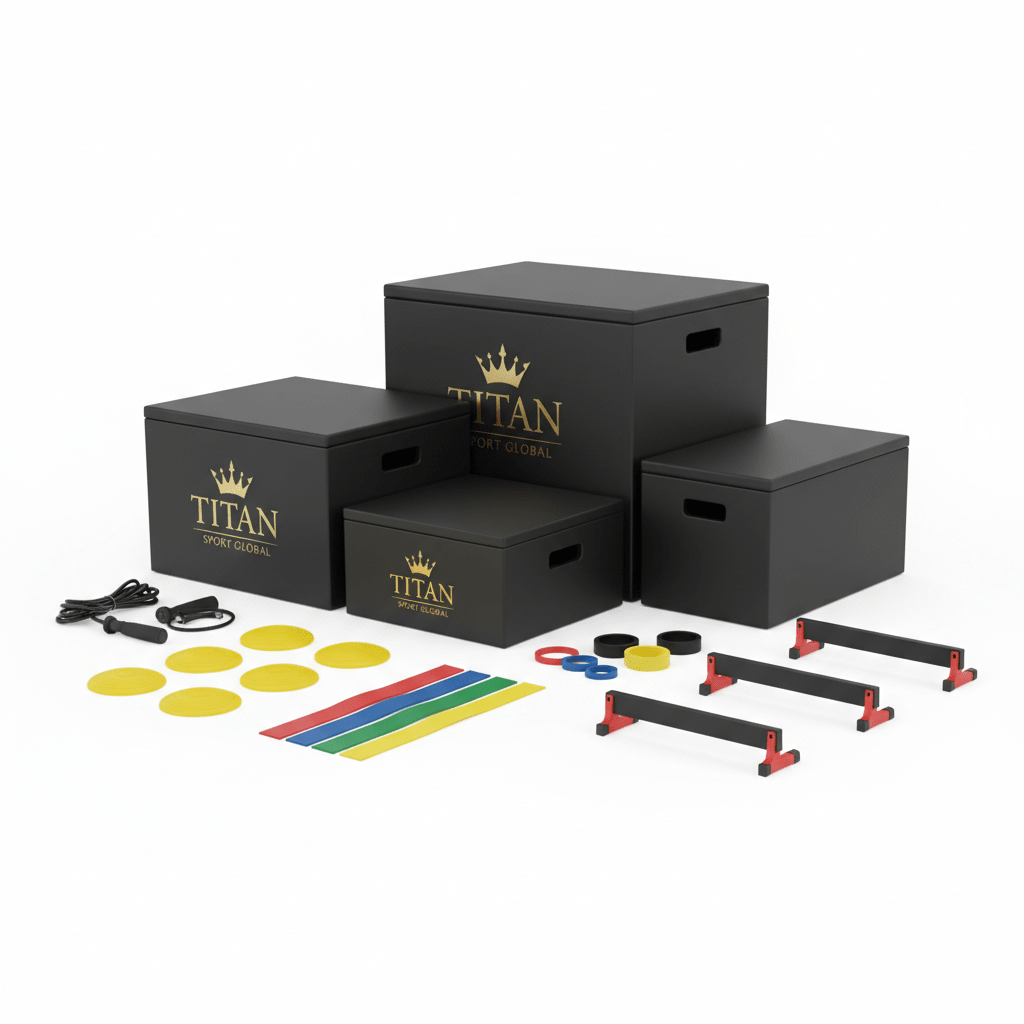 TITAN Plyometric Jump Training Home Gym System — Crown Edition