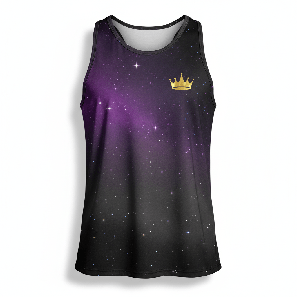 TITAN Galaxy Crown Tank Top — Crown SWAG Edition