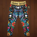 TITAN Plus Women's Wild Moon Wolf Leggings — Inclusive Crown Edition