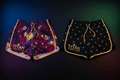TITAN Performance Reversible Mesh Shorts — Dual Side Abstract & Crown Design