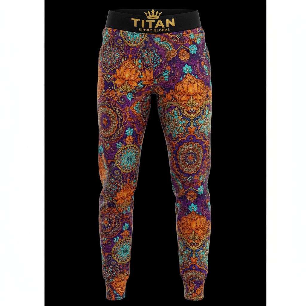 TITAN Indian Sacred Mandala Jogger Pants Crown Edition