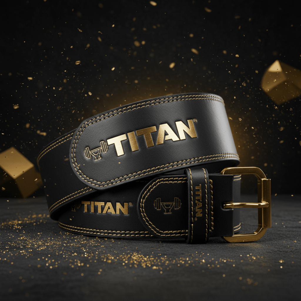 TITAN Leather Lifting Belt 4 Inch Wide