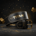 TITAN Leather Lifting Belt 4 Inch Wide