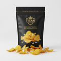 Crown Edition Coconut Curry Pea Protein Chips — matte black Crown Edition pouch