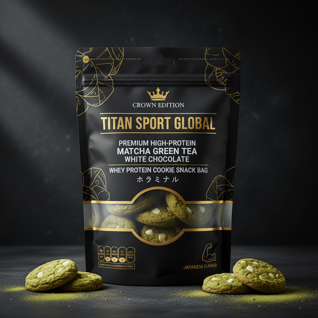 Matcha White Chocolate Whey Protein Cookie — TITAN SPORT GLOBAL