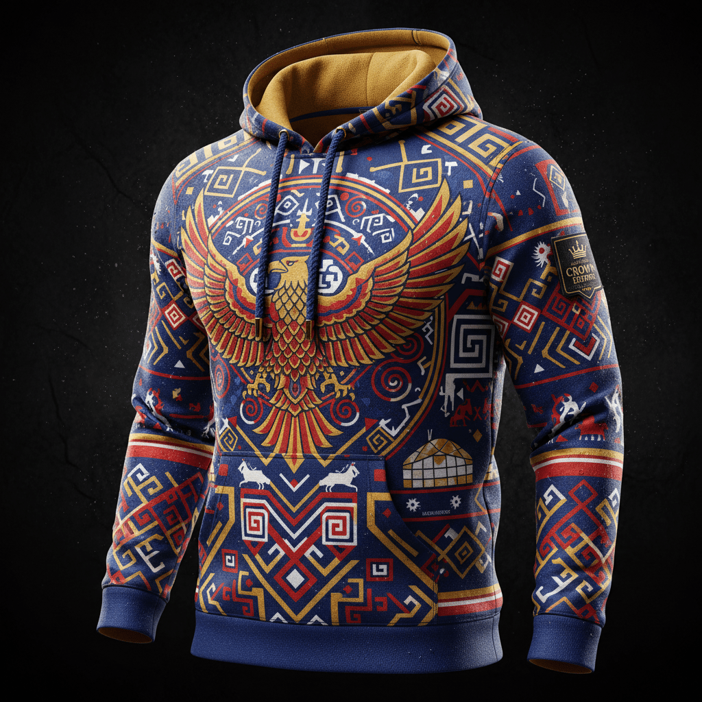 TITAN Mongolian Empire Pullover Hoodie — Khan Edition