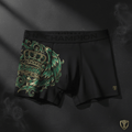 TITAN Men's Boxer Briefs Crown Edition Emerald Gold