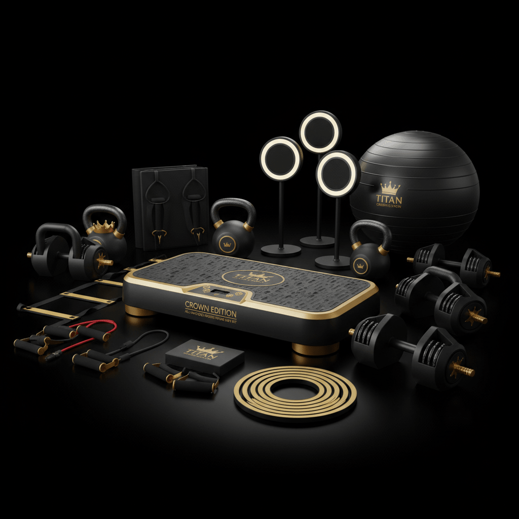 TITAN All-In-One Deaf Athlete Home Gym Kit — Crown Edition
