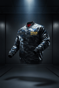 TITAN Men's Premium Bomber Jacket — Dark Luxury Geometric Design