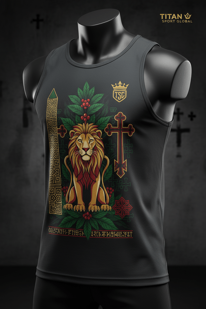 TITAN Men's Ethiopian Empire Muscle Tank Axum Edition