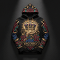 Crowned By Grace Men's Hoodie — TITAN Crown Edition tattoo artwork
