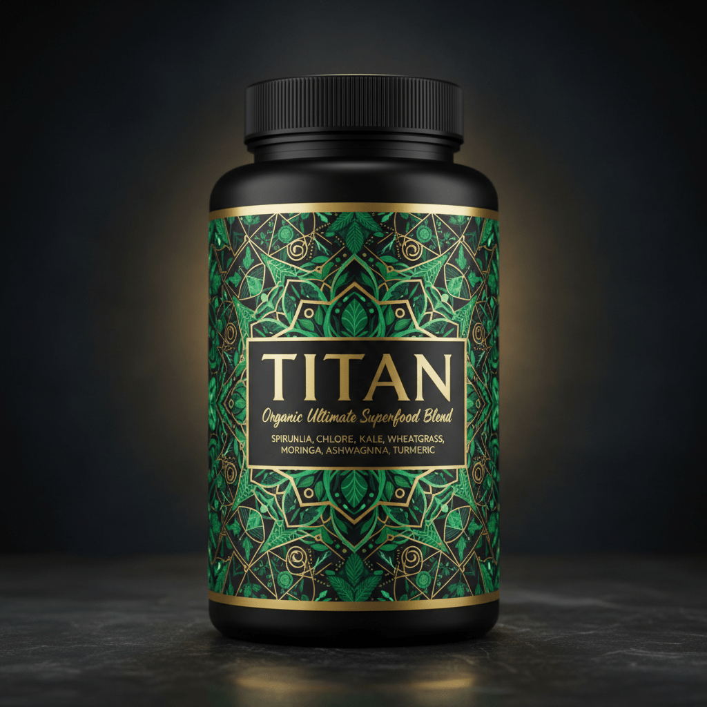 TITAN Organic Ultimate Superfood Blend - Complete Nutrition Formula