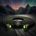 TITAN Off-Grid Climbing Rope Neon Crown SWAG Edition