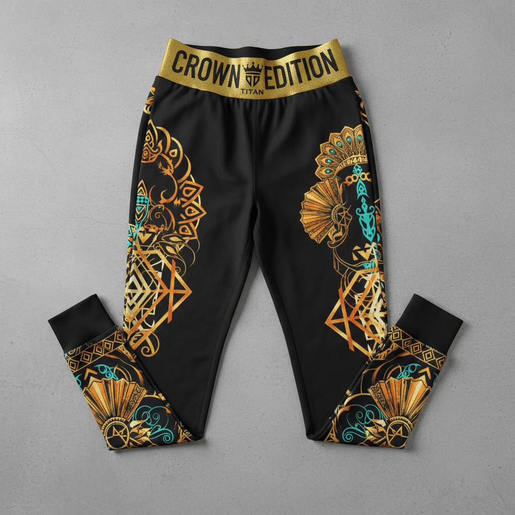 TITAN Women's Orishas Sacred Geometry Joggers — Oshun Edition