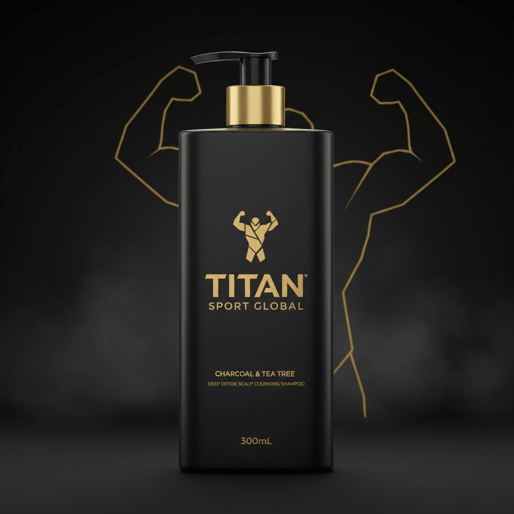 TITAN HIM Shampoo Charcoal & Tea Tree