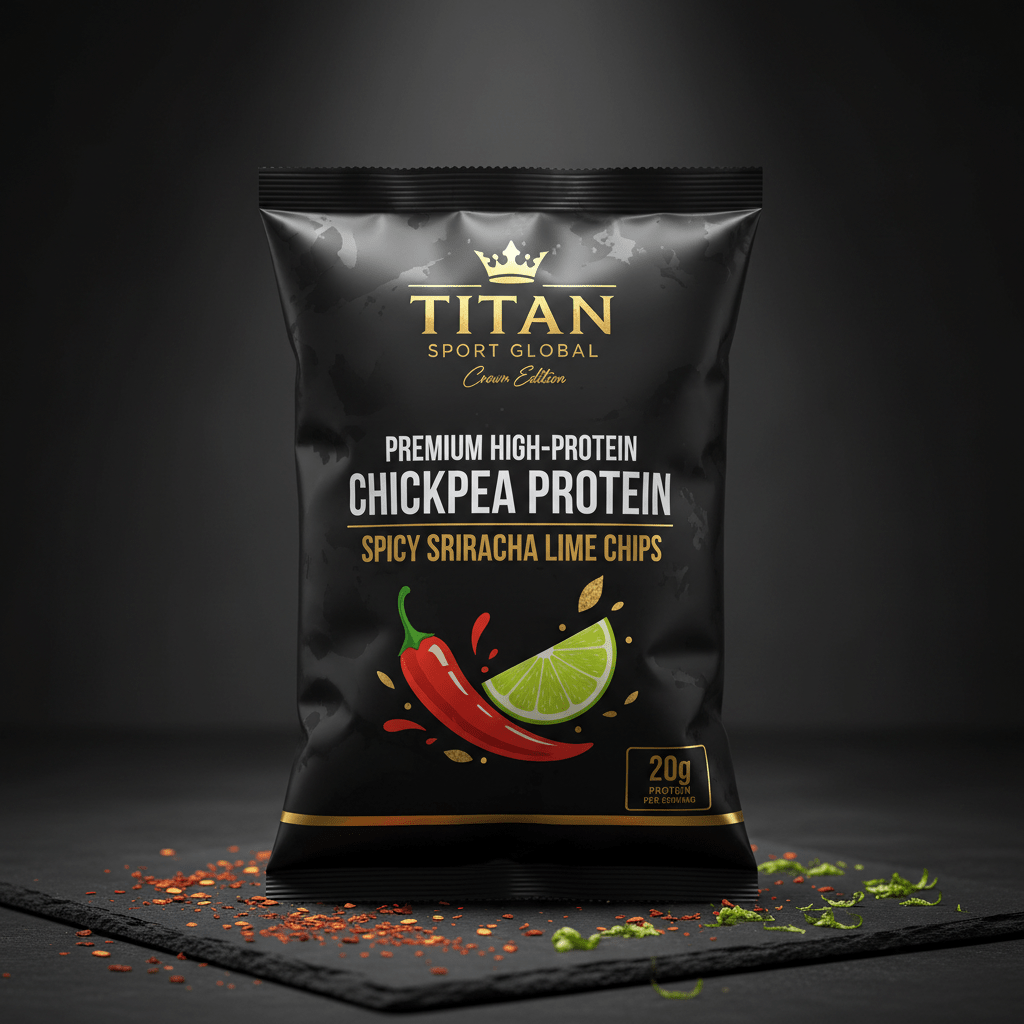 Chickpea Protein Spicy Sriracha Lime Chips — TITAN SPORT GLOBAL