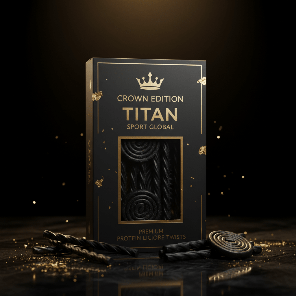 Crown High-Protein Black Licorice Twists