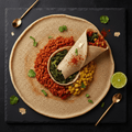 TITAN Ethiopian Injera Lentil Vegan Wrap Lunch