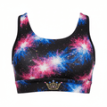 TITAN Cosmic Burst Women’s Sports Bra — Crown SWAG Edition