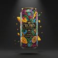 TITAN Protein Energy Drink Mango Passion — Crown Edition bold tattoo-style artwork