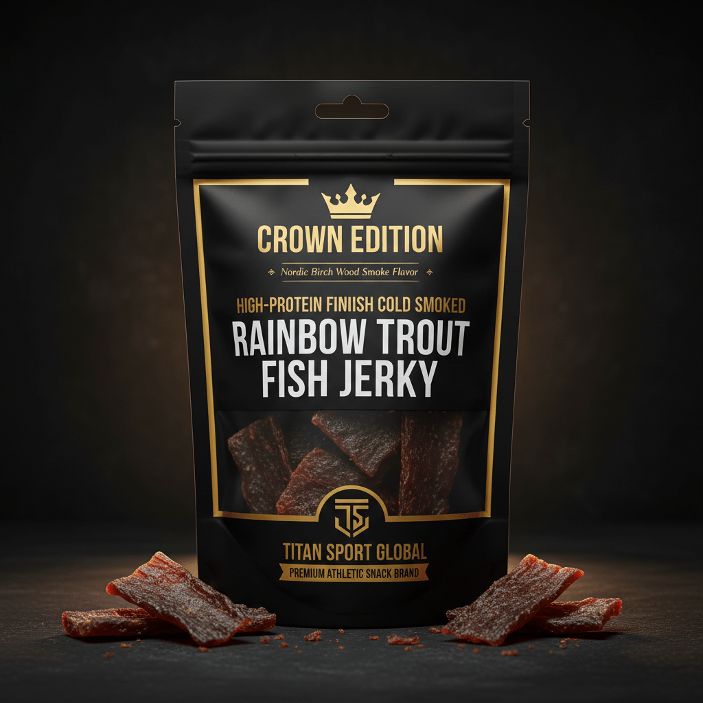 Finnish Birch Smoked Rainbow Trout Jerky — TITAN SPORT GLOBAL