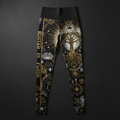 TITAN Women's Leggings Rooted In Faith Crown Edition flat lay