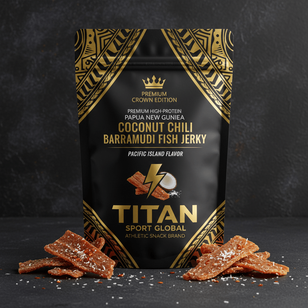 Papua New Guinea Coconut Chili Barramundi Jerky — TITAN SPORT GLOBAL