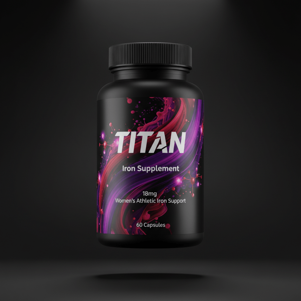 TITAN Iron - 18mg Women's Athletic Iron Support 60 Capsules