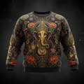 TITAN Plus Men's Ganesh New Beginnings Crewneck — Spiritual Crown Edition sizes 1X–5X