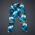 TITAN Women's Ocean Wave Crown Joggers flat lay