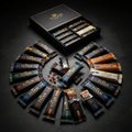 TITAN Vegan Protein Bar Mega Variety Pack 24 Bars Crown Edition — premium flat lay bundle product shot