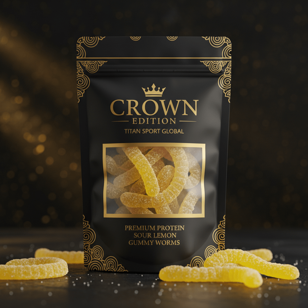 Crown High-Protein Sour Lemon Worms