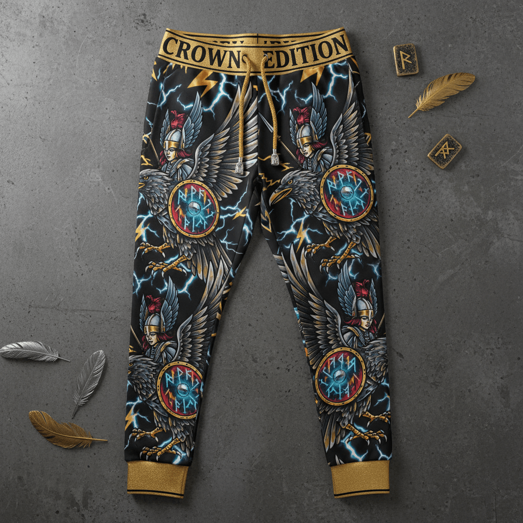 TITAN Women's Valkyrie Raven Joggers — Huginn Edition