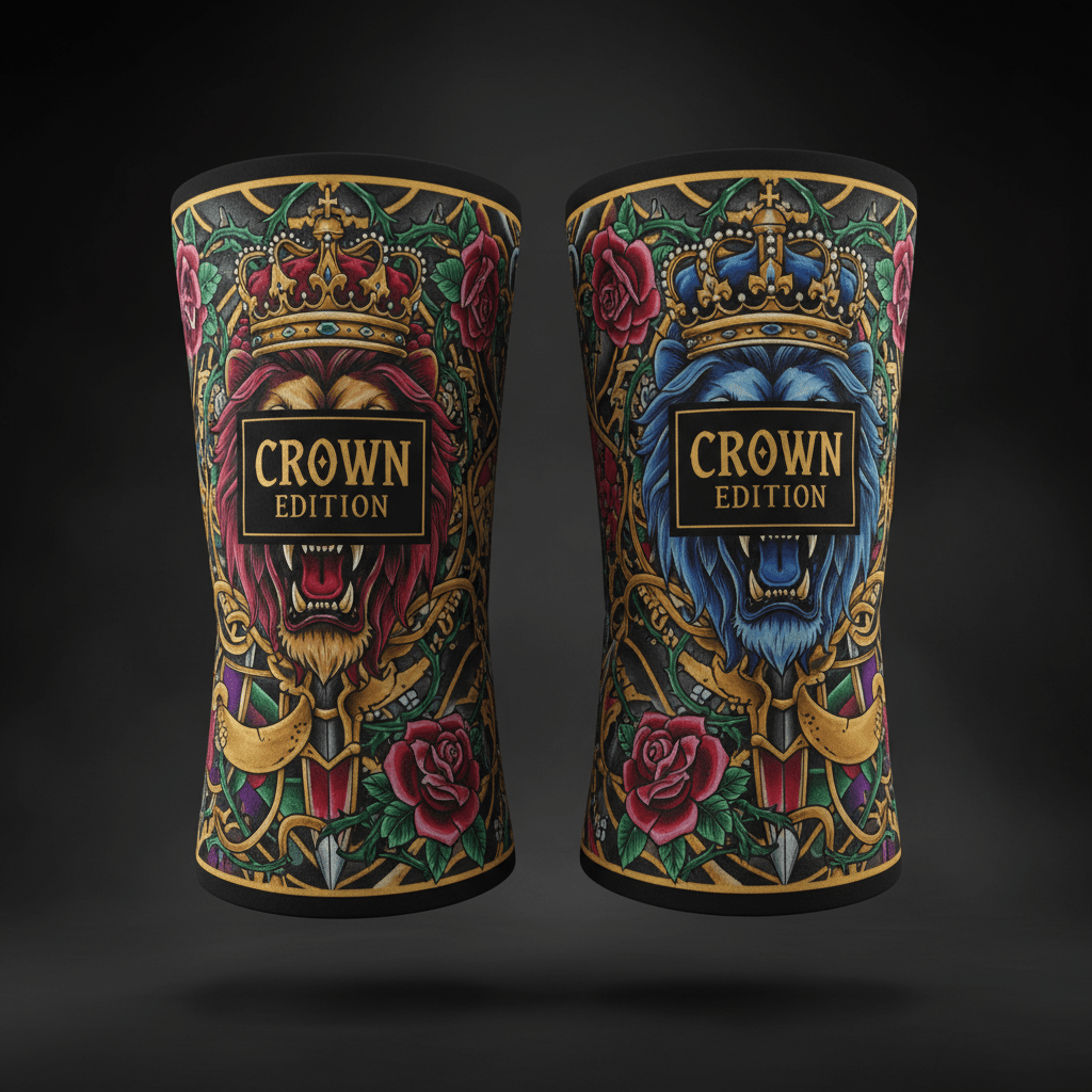TITAN Knee Wraps - Heavy-Duty 78 Inch Support Crown Edition