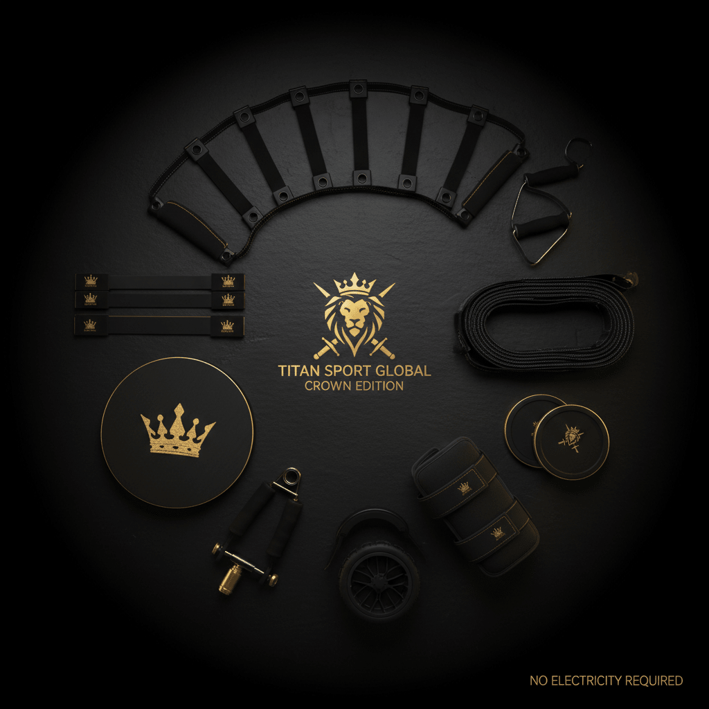 TITAN All-In-One Fencing Athlete's Home Gym Kit Crown Edition