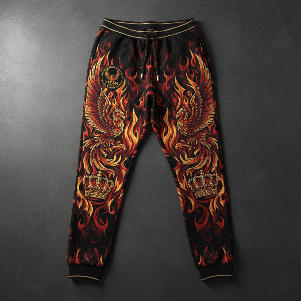 TITAN Women's Phoenix Crown Joggers flat lay