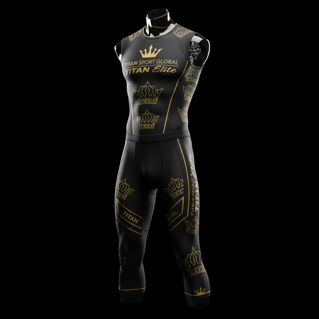 Men's Compression Full Body Suit — TITAN Elite product shot