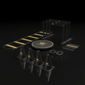 TITAN All-In-One Soccer Player's Speed & Agility Home Gym Kit — Crown Edition