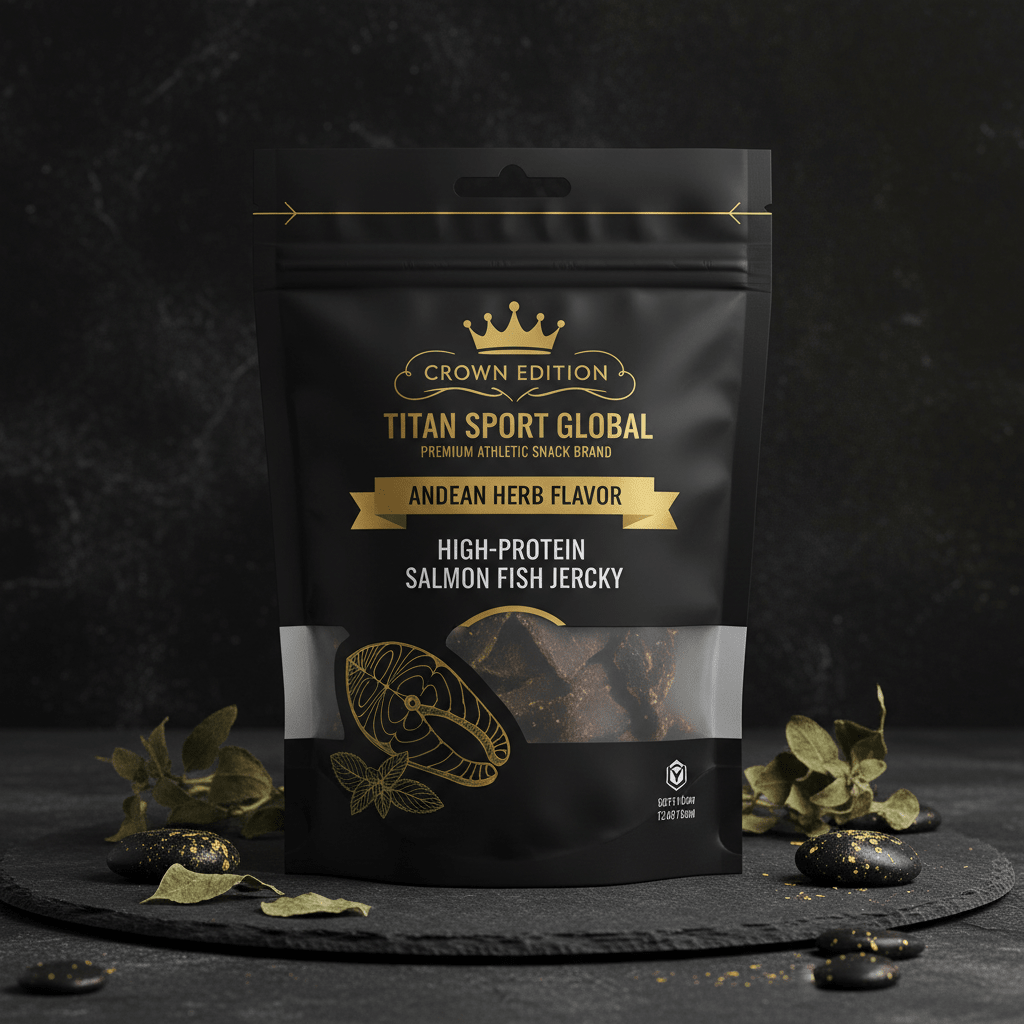 Peruvian Huacatay Black Mint Salmon Jerky — TITAN SPORT GLOBAL