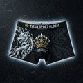 TITAN Men's Boxer Briefs Crown Edition Arctic White Gold