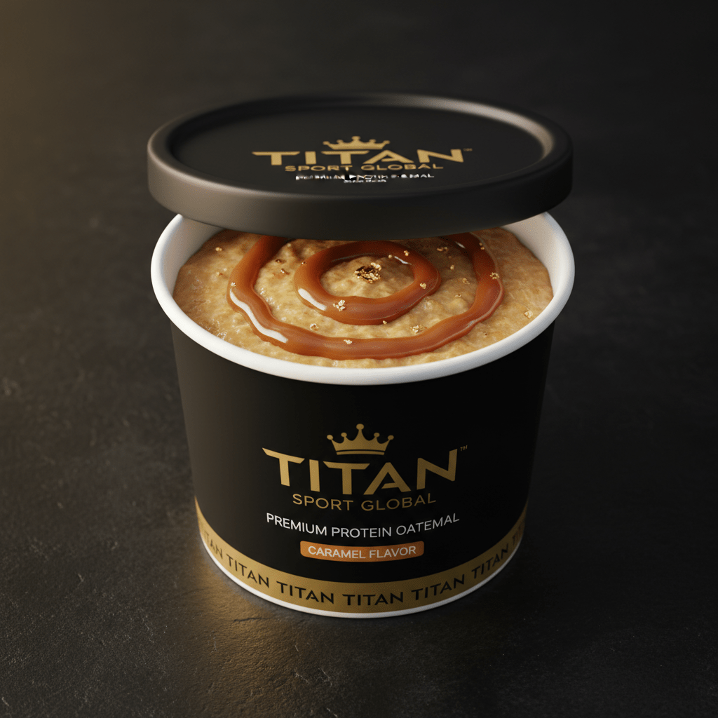 Crown High-Protein Salted Caramel Oatmeal Cup